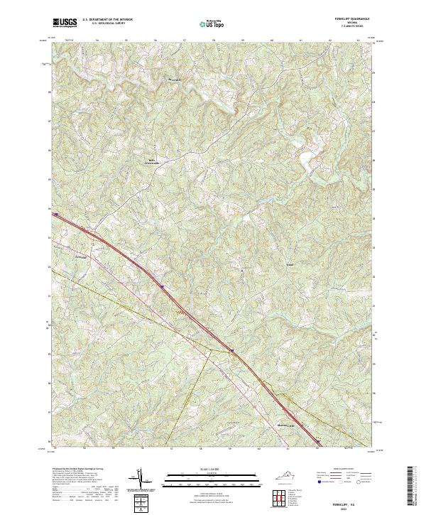 USGS Topographic Map – Ferncliff