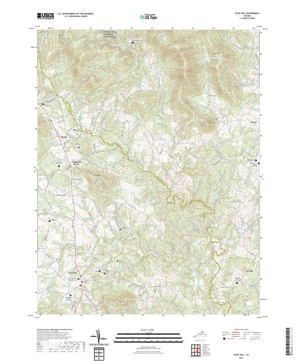 USGS Topographic Map – Flint Hill