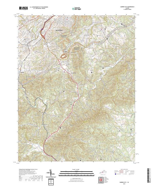 USGS Topographic Map – Garden City