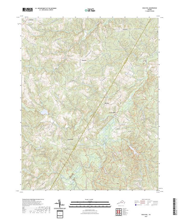 USGS Topographic Map – Gold Hill