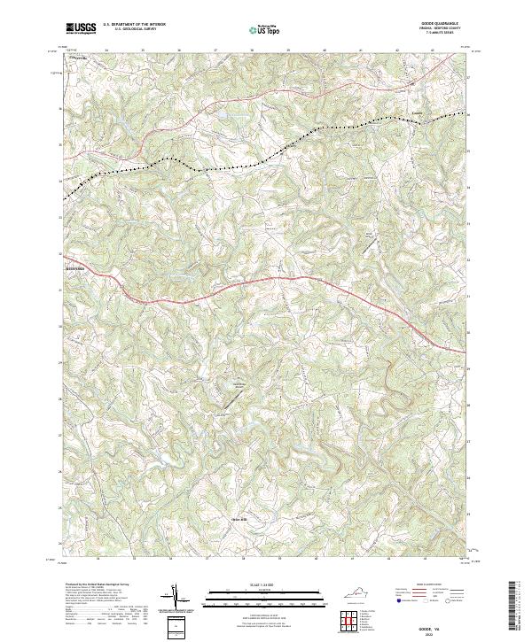 USGS Topographic Map – Goode
