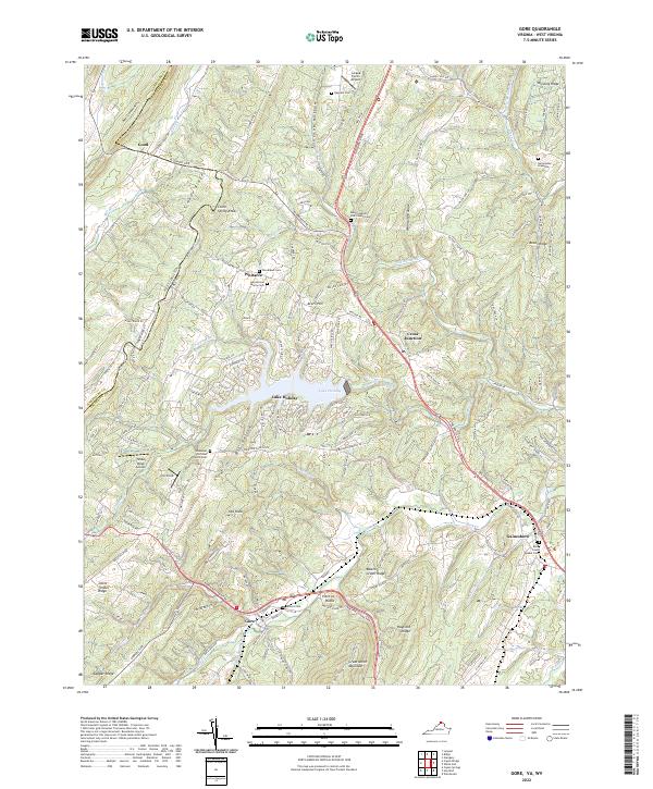 USGS Topographic Map – Gore