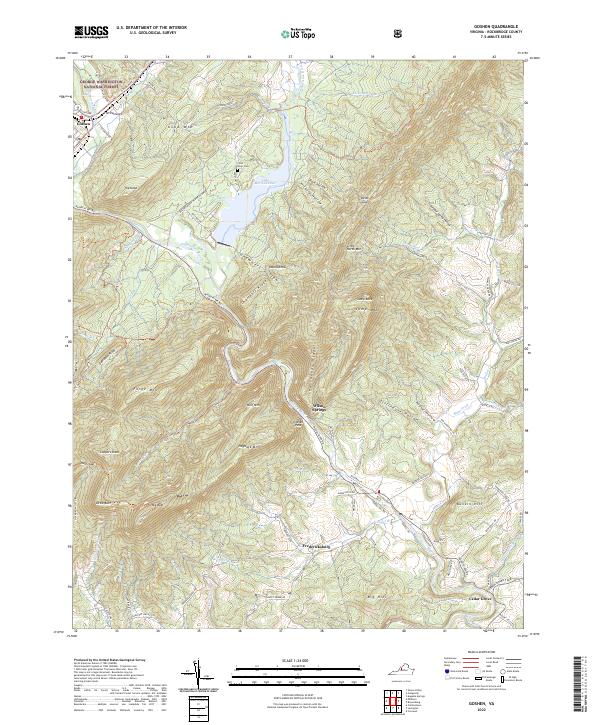 USGS Topographic Map – Goshen