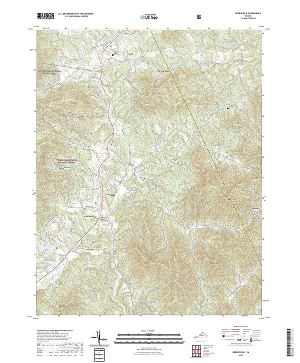 USGS Topographic Map – Greenfield