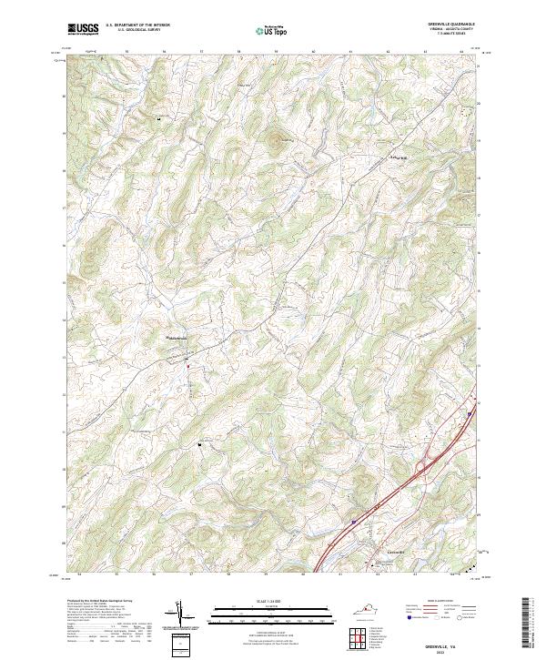 USGS Topographic Map – Greenville