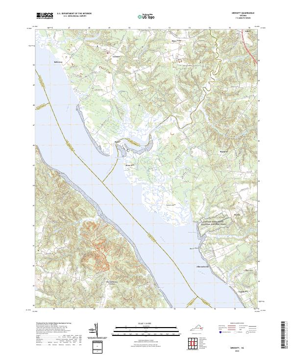 USGS Topographic Map – Gressitt