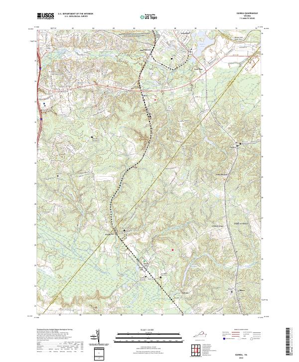 USGS Topographic Map – Guinea
