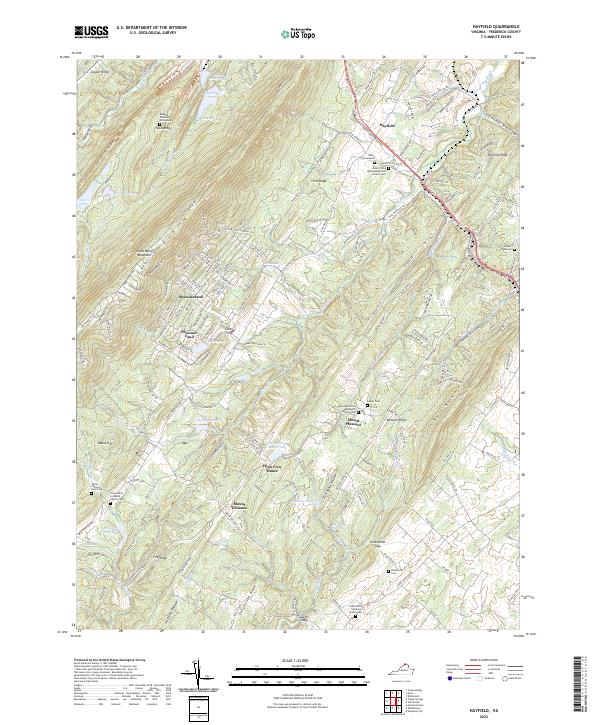 USGS Topographic Map – Hayfield