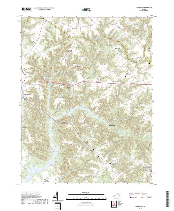 USGS Topographic Map – Haynesville