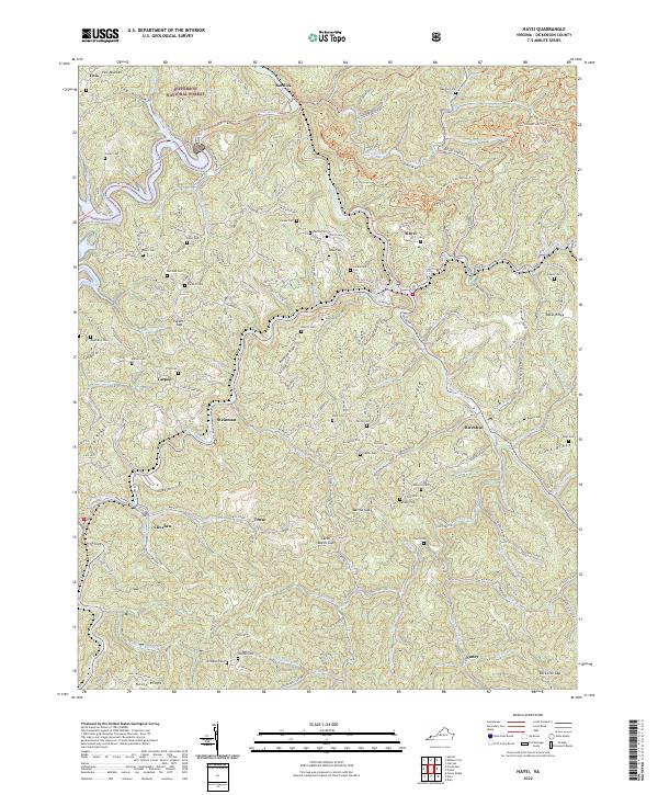 USGS Topographic Map – Haysi