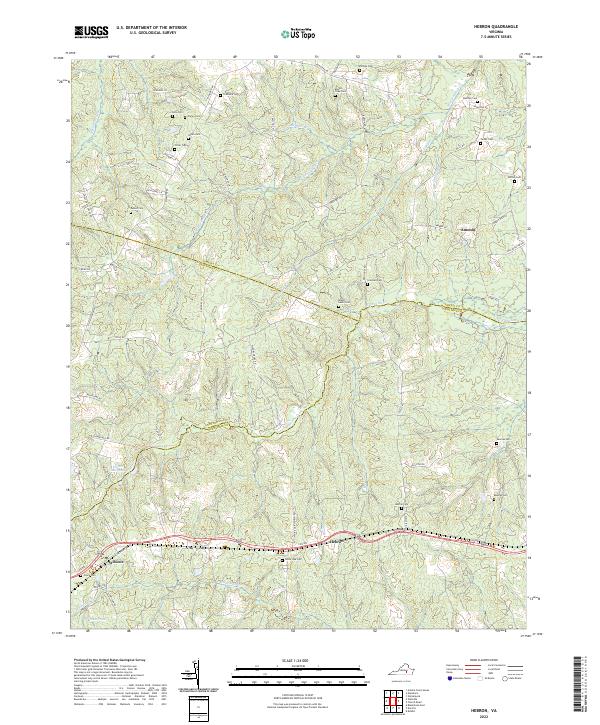USGS Topographic Map – Hebron