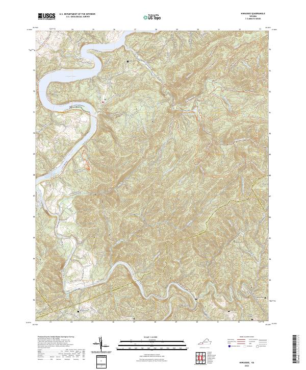 USGS Topographic Map – Hiwassee
