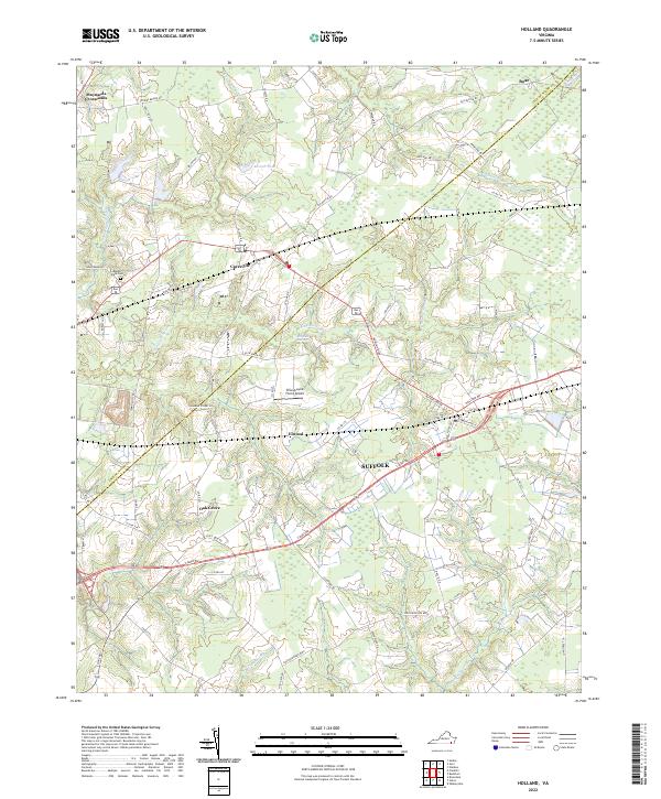 USGS Topographic Map – Holland