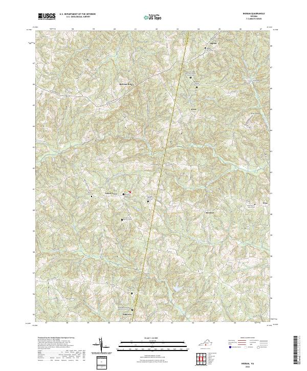 USGS Topographic Map – Ingram