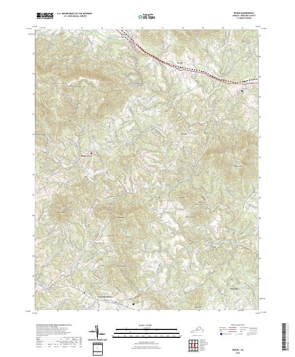 USGS Topographic Map – Irving
