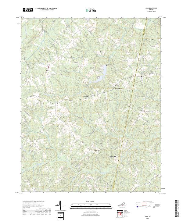USGS Topographic Map – Java