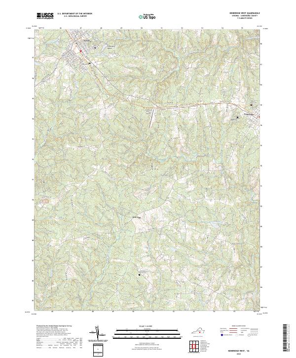 USGS Topographic Map – Kenbridge West