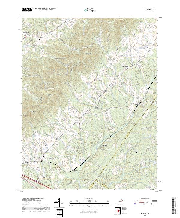 USGS Topographic Map – Keswick