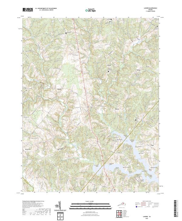 USGS Topographic Map – Lahore