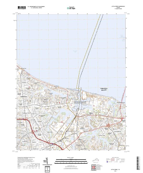 USGS Topographic Map – Little Creek
