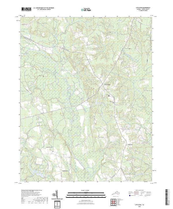 USGS Topographic Map – Littleton