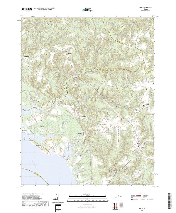 USGS Topographic Map – Lively