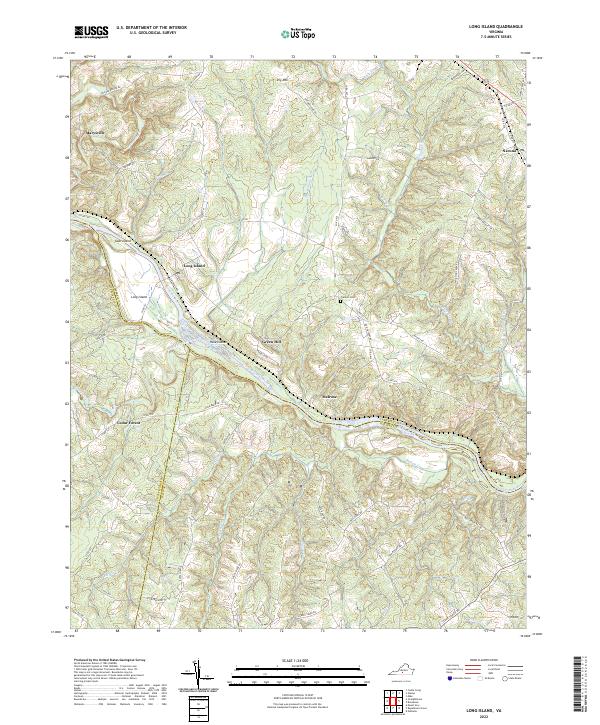 USGS Topographic Map – Long Island
