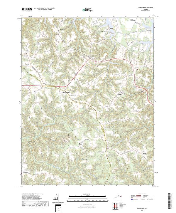 USGS Topographic Map – Lottsburg