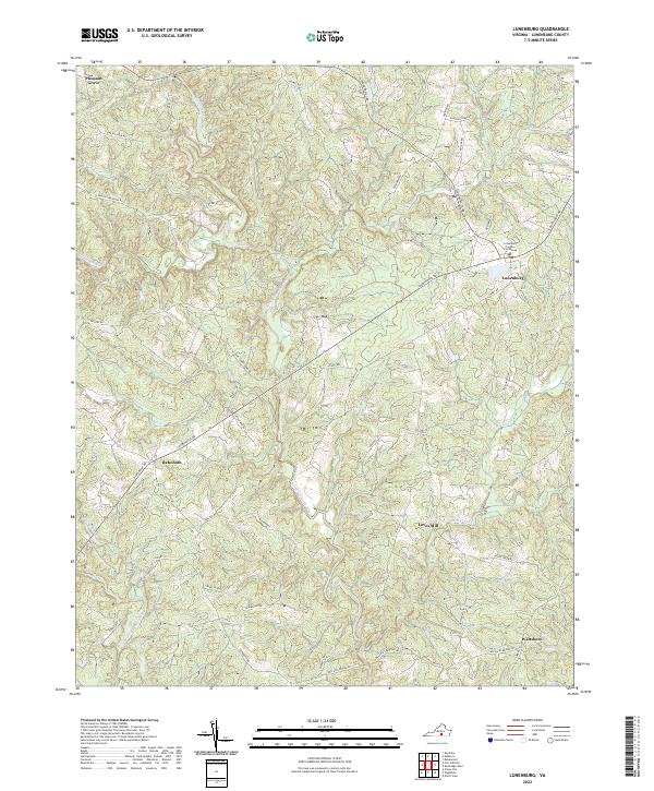 USGS Topographic Map – Lunenburg