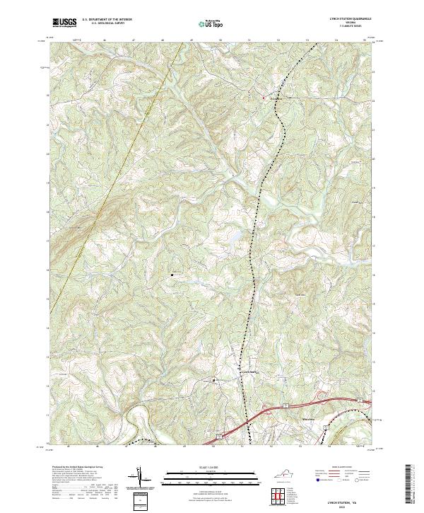 USGS Topographic Map – Lynch Station