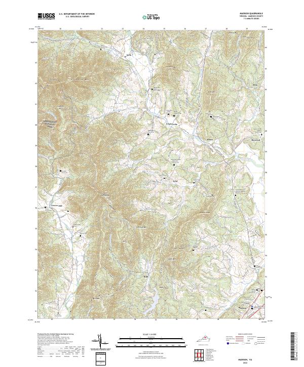 USGS Topographic Map – Madison