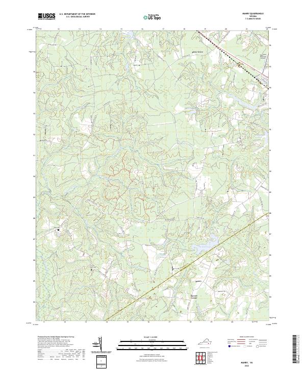 USGS Topographic Map – Manry
