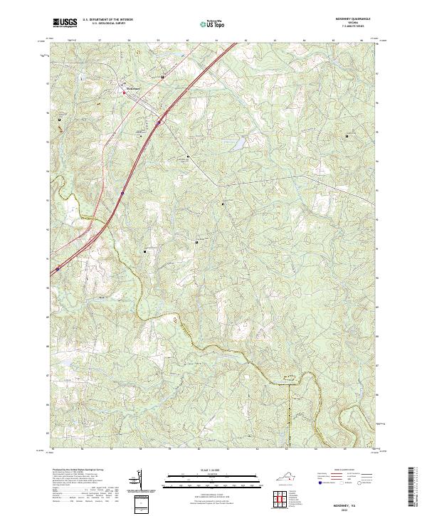 USGS Topographic Map – McKenney
