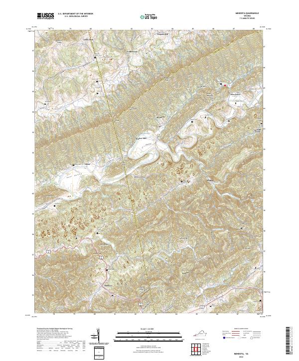 USGS Topographic Map – Mendota