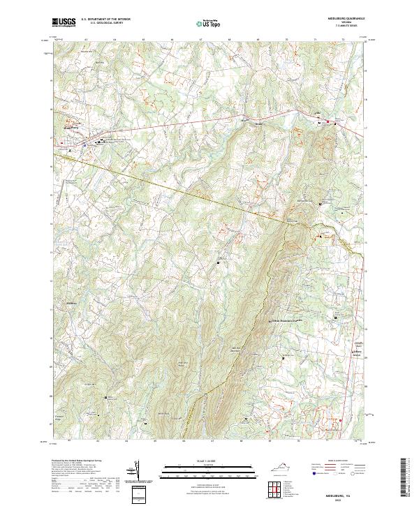 USGS Topographic Map – Middleburg