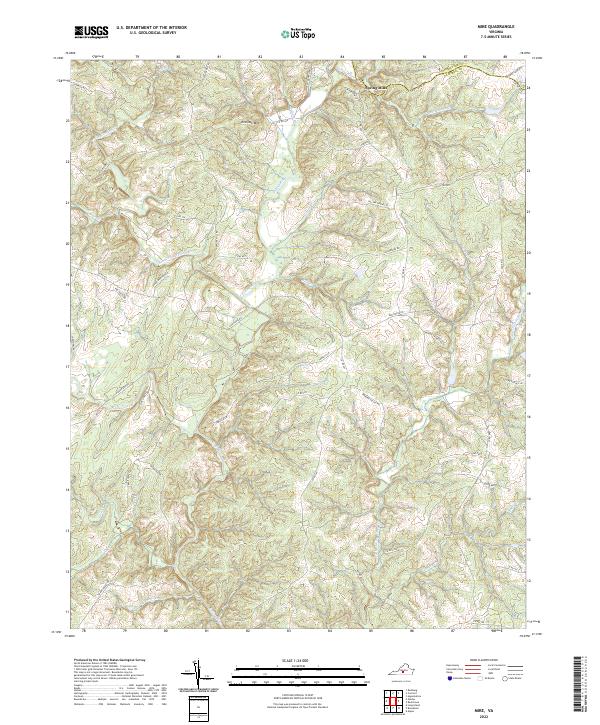 USGS Topographic Map – Mike