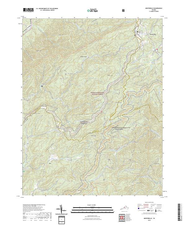 USGS Topographic Map – Montebello