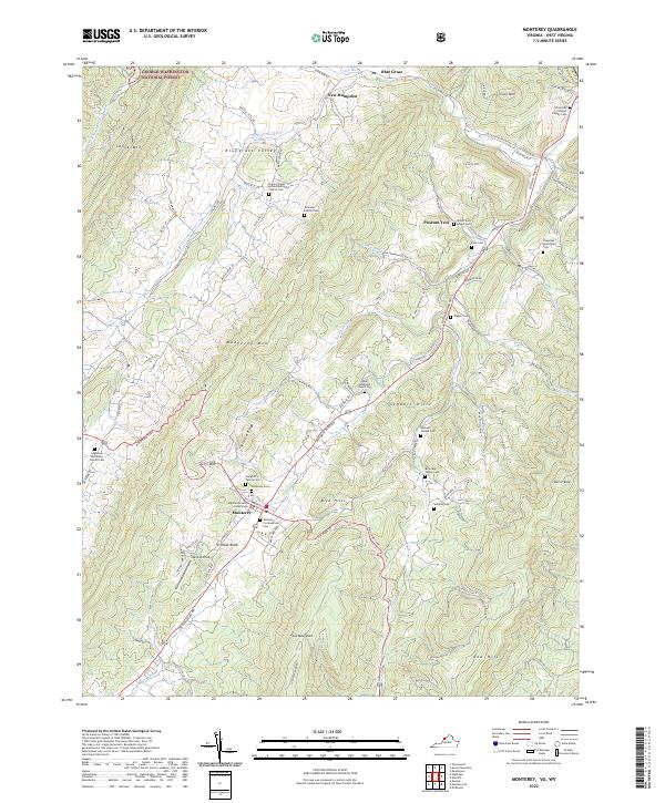 USGS Topographic Map – Monterey