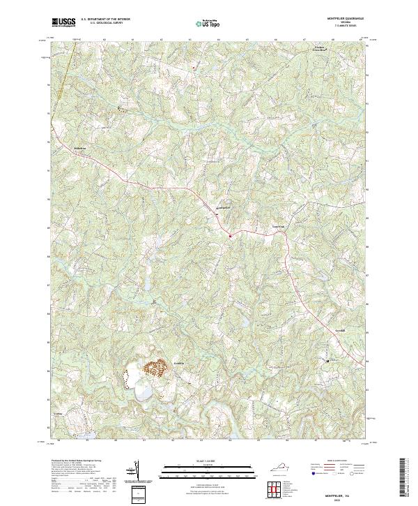 USGS Topographic Map – Montpelier