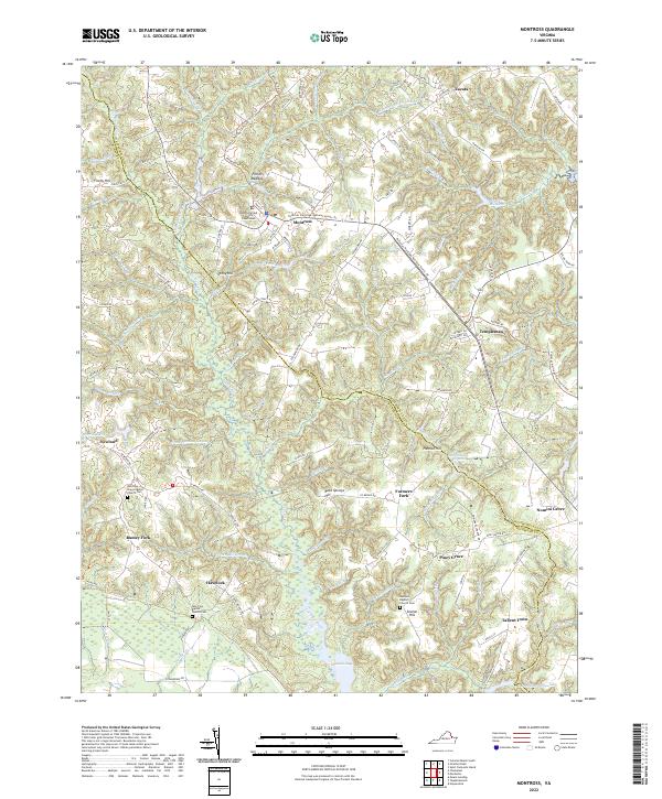 USGS Topographic Map – Montross