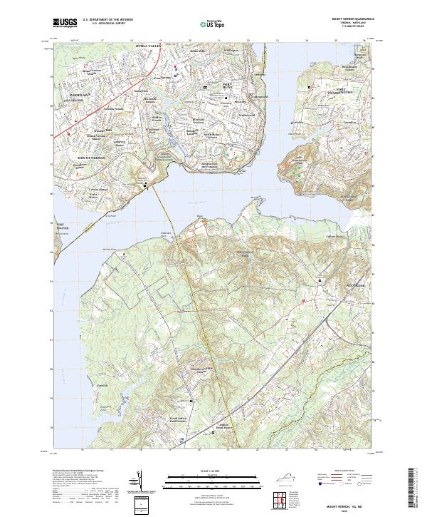 USGS Topographic Map – Mount Vernon