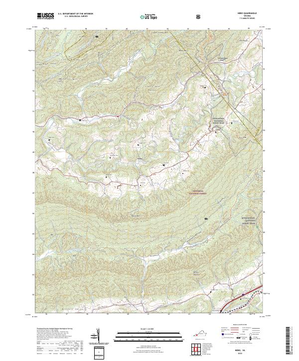 USGS Topographic Map – Nebo