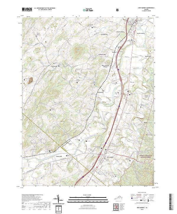 USGS Topographic Map – New Market