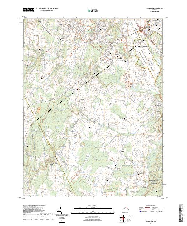 USGS Topographic Map – Nokesville