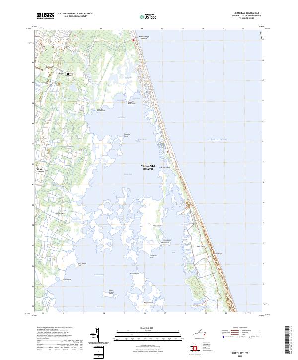 USGS Topographic Map – North Bay