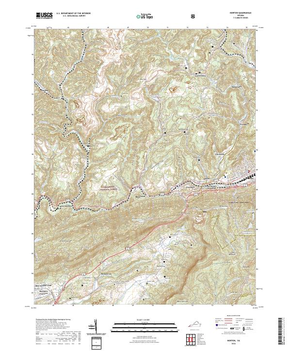 USGS Topographic Map – Norton
