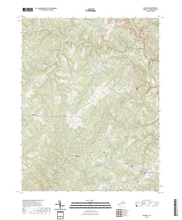 USGS Topographic Map – Palmyra