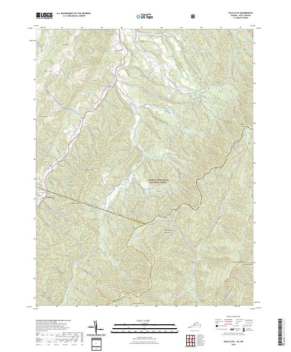 USGS Topographic Map – Palo Alto