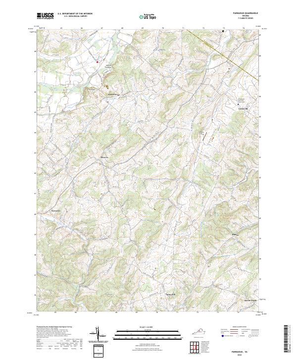 USGS Topographic Map – Parnassus