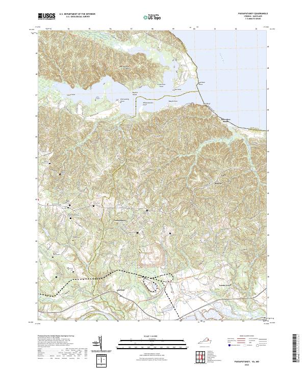 USGS Topographic Map – Passapatanzy